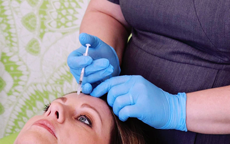Anti wrinkle forehead treatment